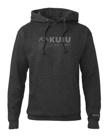 KUIU Topo Here to Hunt Hoodie | Charcoal