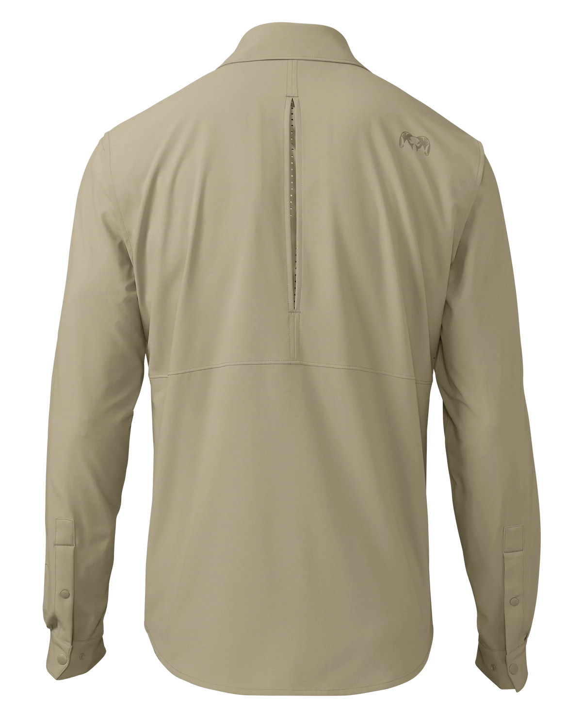 Outlet Mesa Vented LS Snap Shirt | Bone