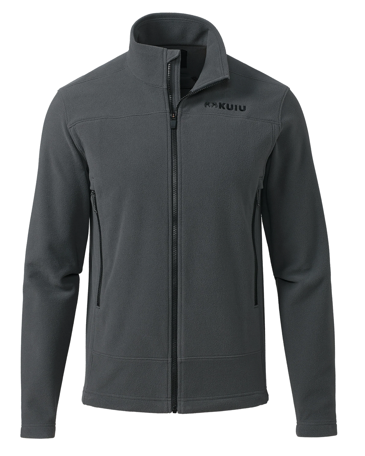 Border Fleece Full Zip | Gunmetal