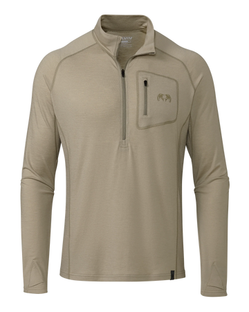 ULTRA Merino 145 Zip-T Hunting Shirt | Bone