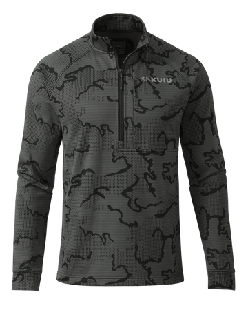 Ridgepoint Fleece Zip-T | Black Tonal
