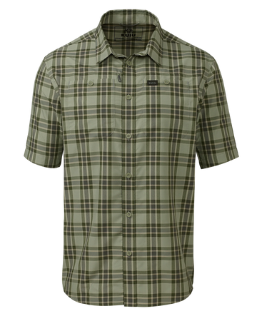 Borrego SS Shirt | Verde Crosscheck Plaid