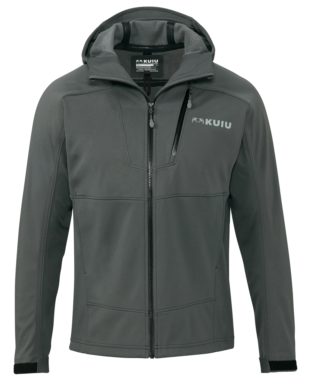 Axis Hybrid Hooded Jacket | Gunmetal