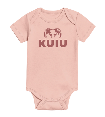 KUIU Stacked Logo Baby One-Piece | Ballet