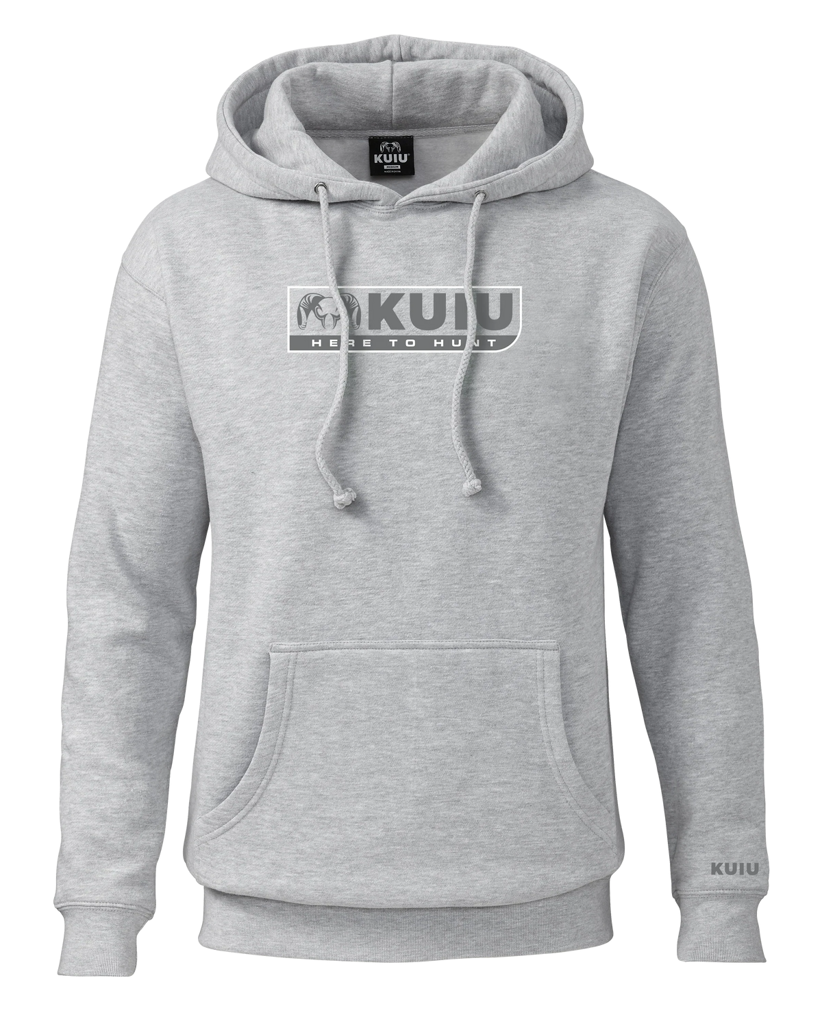 KUIU Here to Hunt Hoodie | Heather Grey