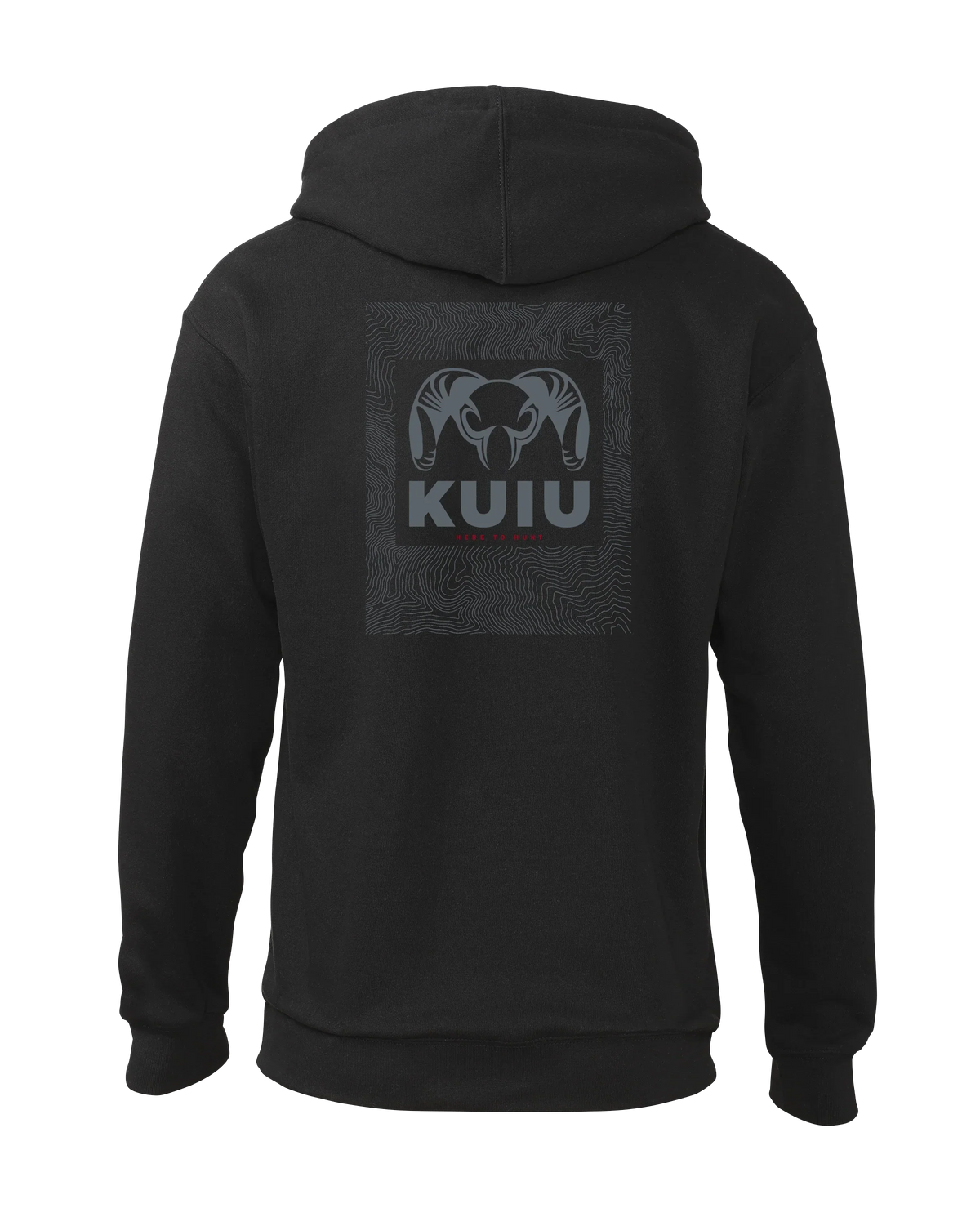 KUIU Topo Back Logo Hoodie | Black