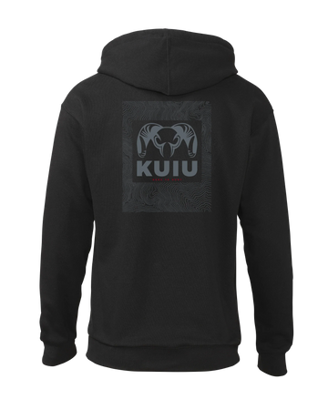 KUIU Topo Back Logo Hoodie | Black