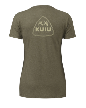 Outlet KUIU Women’s Topo Shield T-Shirt | Military Green