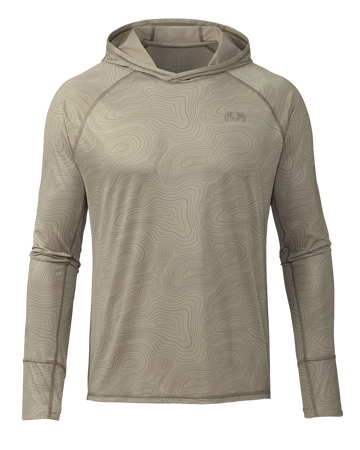 Gila LS Hoodie Topo | Bone Topo Print