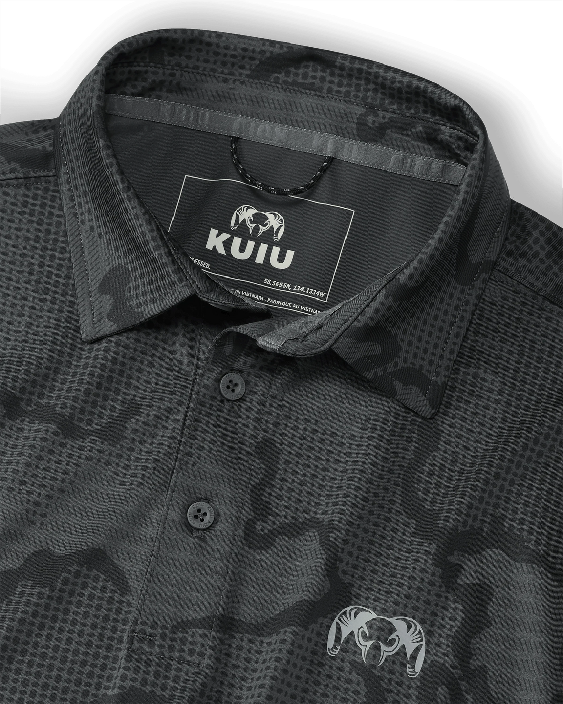 KUIU Performance Polo | Gunmetal Tonal