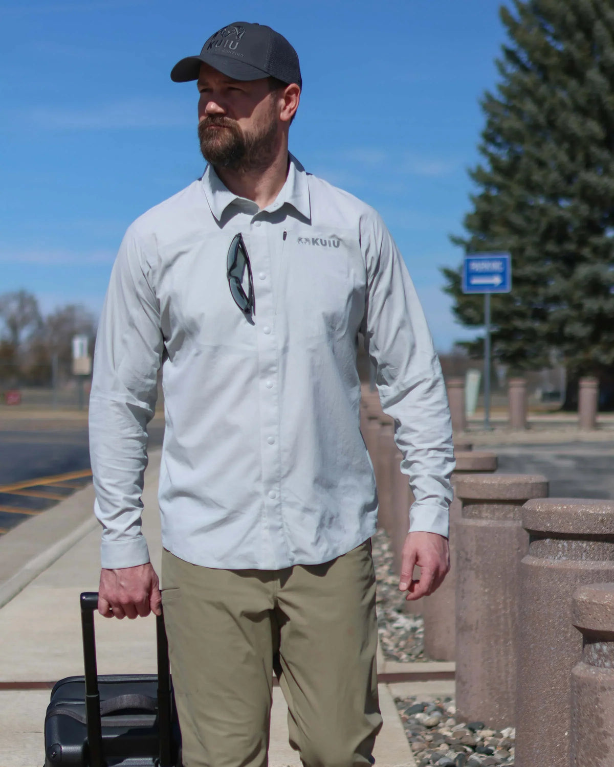 Outlet Salton LS Shirt | Slate