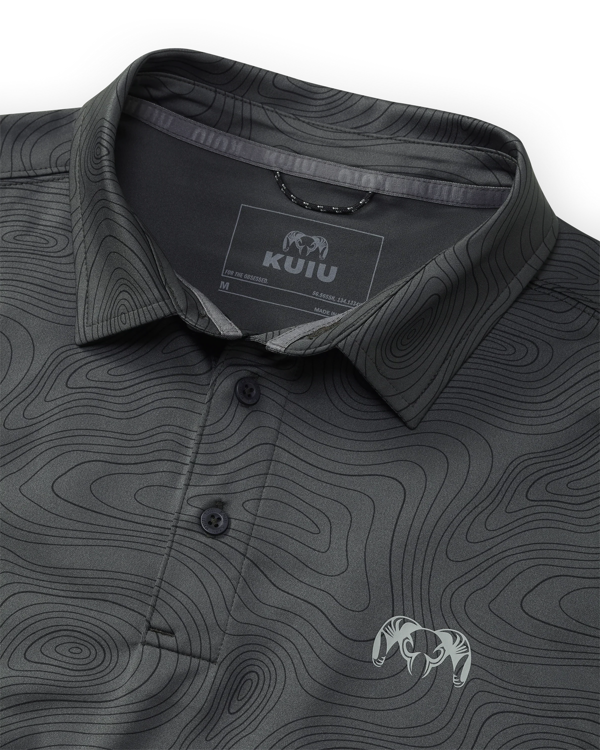 KUIU Performance Polo Topo | Gunmetal Topo