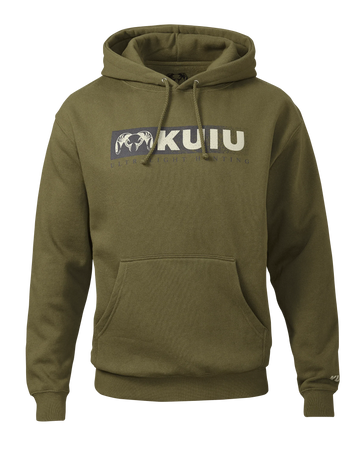 KUIU Distressed Logo Hoodie | Army
