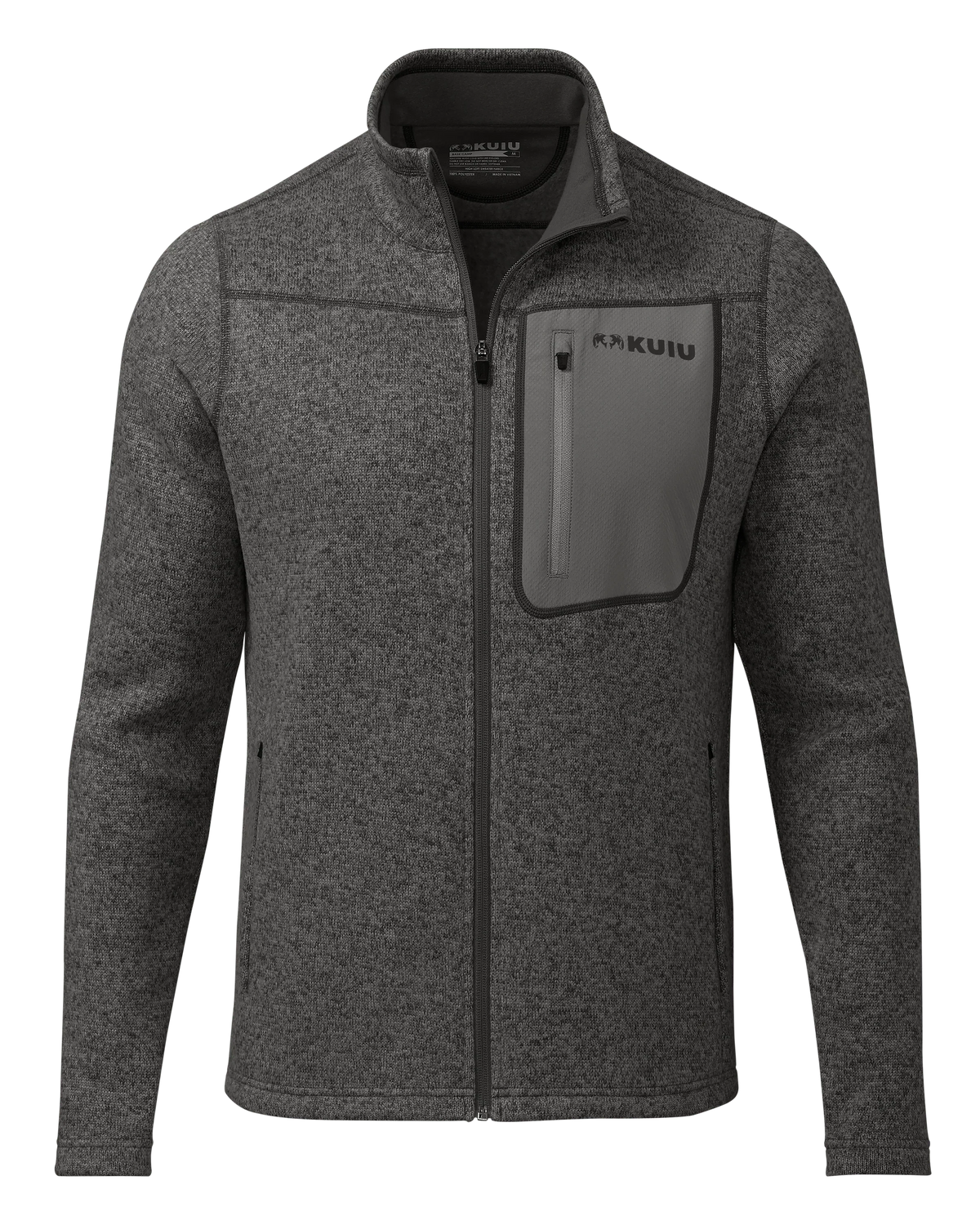Base Camp Full Zip Sweater | Charcoal Heather