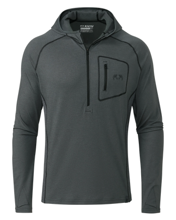 ULTRA Merino 145 Zip-T Hunting Hoodie | Gunmetal