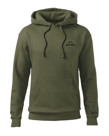 Outlet KUIU Stacked Chest Logo Hoodie | Army