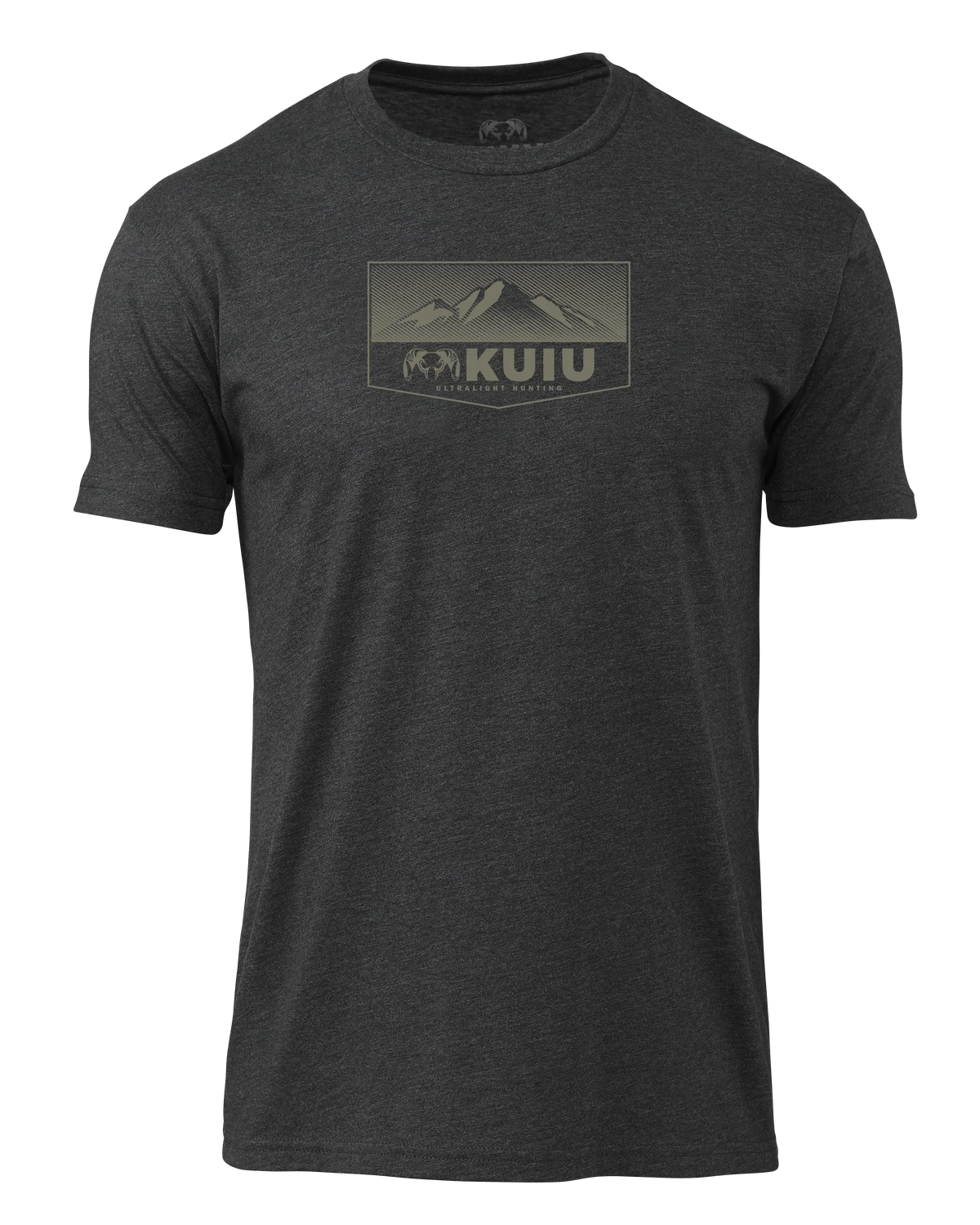 KUIU Ultralight Mountain Logo T-Shirt | Charcoal