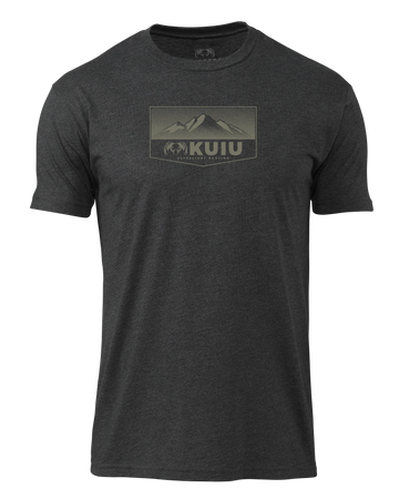 KUIU Ultralight Mountain Logo T-Shirt | Charcoal