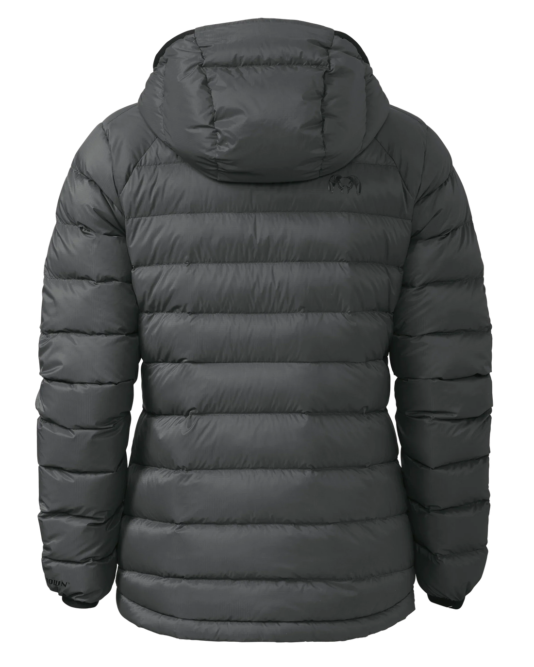 Outlet Women's Super Down LT Hooded Jacket | Gunmetal