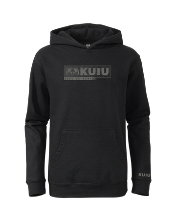 Youth Here to Hunt Gritstone Hoodie | Black