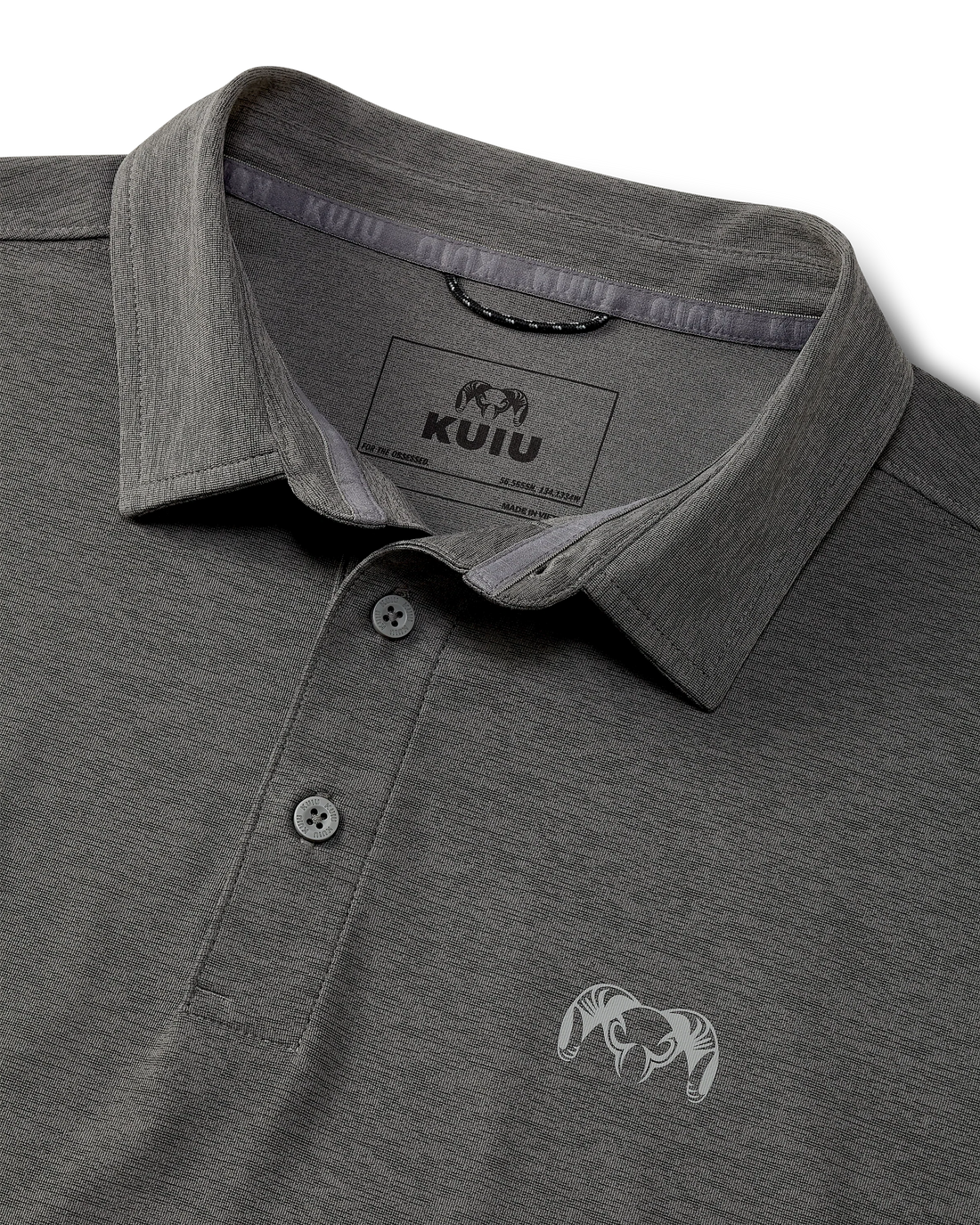 KUIU Performance Polo | Heather Stone
