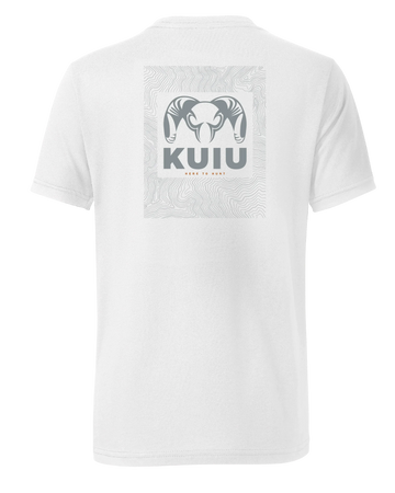 KUIU Youth Topo Back Logo T-Shirt | White