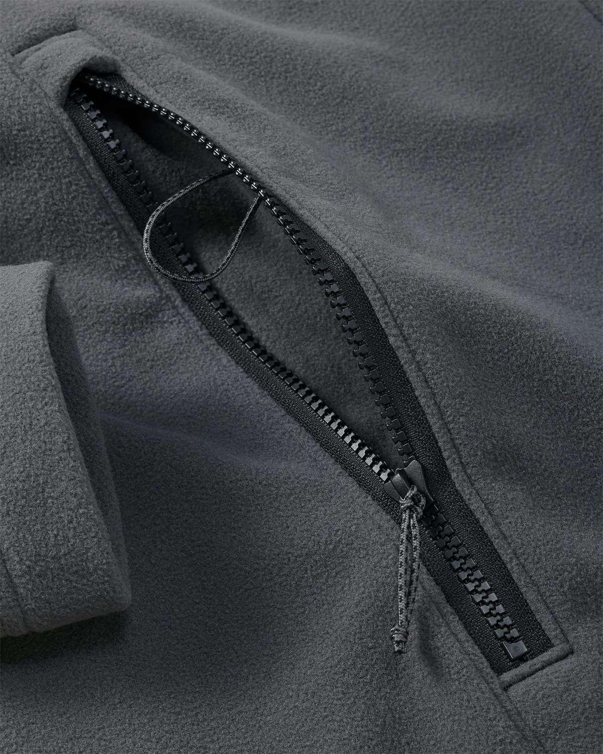 Border Fleece Full Zip | Gunmetal