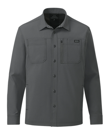 Motive Flannel Lined Shirt Jacket | Gunmetal